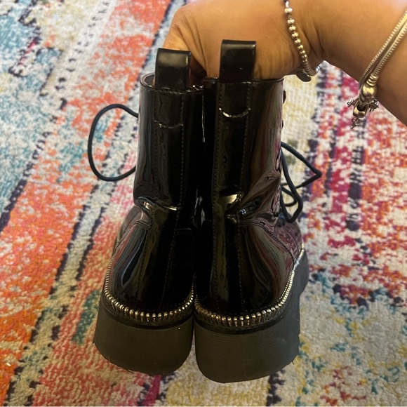 MICHAEL Michael Kors
Women's Haskell Platform Combat Boots 8 - Picture 6 of 7